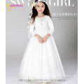 Meninas bonitas do bebê 2015 Hot Sell Kids Branco Princesa Do Casamento Da Menina de Flor Vestidos de Alta Qualidade